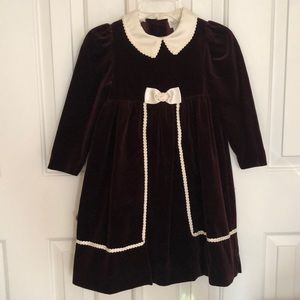 Rare Editions Velvet Dress